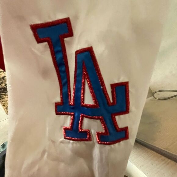 LA Dodgers Jacket- Japan Olympics - L - Red Blue - LA Dodgers Jersey Jacket - Picture 5 of 12